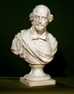 Bust of William Shakespeare (1564-1616), 1760. Creator: John Michael Rysbrack.