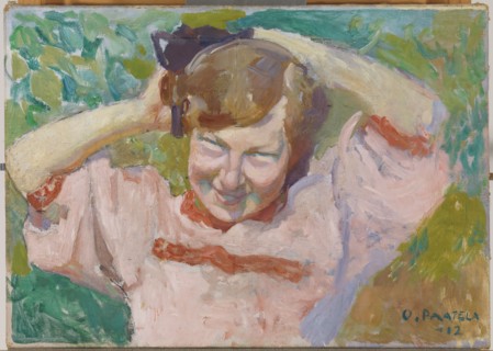 Portrait of a Girl, 1912. Creator: Oskari Paatela.