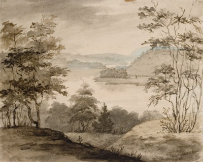 Landscape with Winding River. Creator: Robert Wilhelm Ekman.