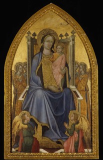 Madonna and Child enthroned, 1420-1440. Creator: Master of Borga alla Collina.