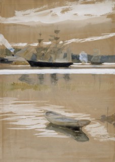 View of Haikko, 1891. Creator: Albert Edelfelt.