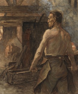 Caster, 1902. Creator: Constantin Emile Meunier.