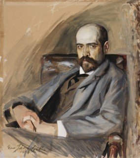 Portrait of Gunnar Berndtson, 1892-1894. Creator: Eero Jarnefelt.