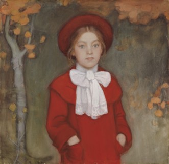 Leena, the Artist's Daughter, 1903. Creator: Eero Jarnefelt.