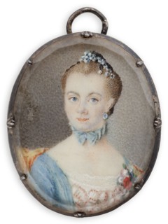 Portrait of a young lady. Creator: Elias Brenner.