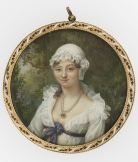 Lady with a Pearl Necklace. Creator: Pauline Augustin.