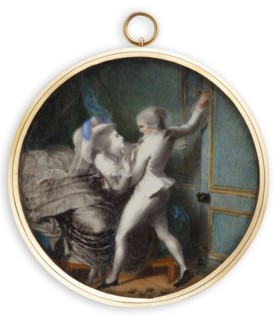 Behind the locks, c1780s. Creator: Unknown.