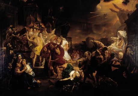 The Last Day of Pompeii, mid 19th century. Creator: Karl Briullov.