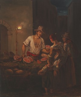 Italian Watermelon Merchant, 1820. Creator: Alexander Lauréus.
