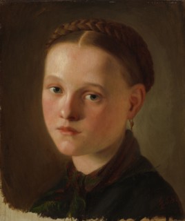 Young Woman, 1858. Creator: Alexandra Frosterus-Saltin.