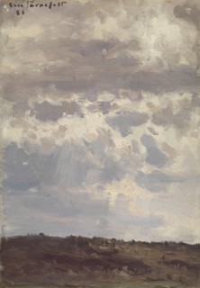 Light Filtering through Clouds, 1886. Creator: Eero Jarnefelt.