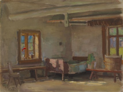 Interior, 1919. Creator: Eero Jarnefelt.