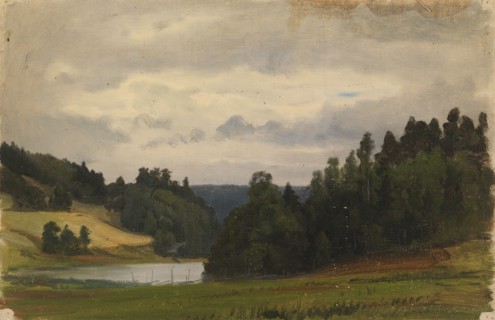 Summer Landscape, bay cove. Creator: Johan Knutson.