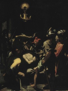 The crowning with thorns. Creator: Workshop of Aert Mytens.