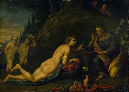 Vertumnus and Pomona, 1700-1799. Creator: Unknown.
