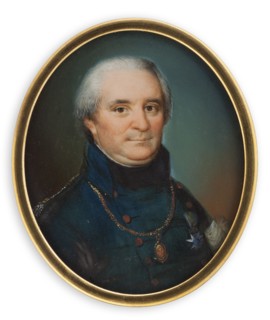 Chief pilot Gustaf Adolf Leijonancker. Creator: Johann Carl Frederik Viertel.