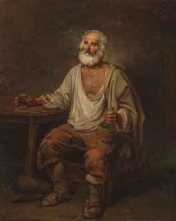 Man Drinking Wine, 1822. Creator: Alexander Lauréus.