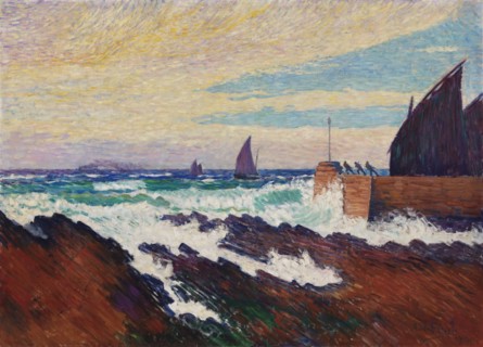 Rosehearty Pier, 1910. Creator: Alfred William Finch.