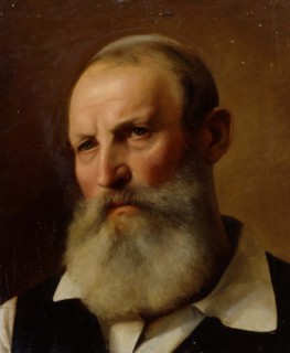Bearded Old Man, exercise, 1854-1855. Creator: Karl Anders Ekman.