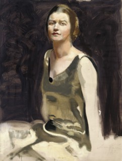 Study for a Portrait of a Lady (Mrs. Edith von Bonsdorff), 1922. Creator: Antti Faven.