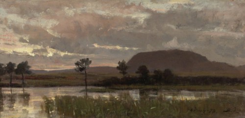 Landscape from the Surroundings of Göteborg, 1873. Creator: Berndt Lindholm.