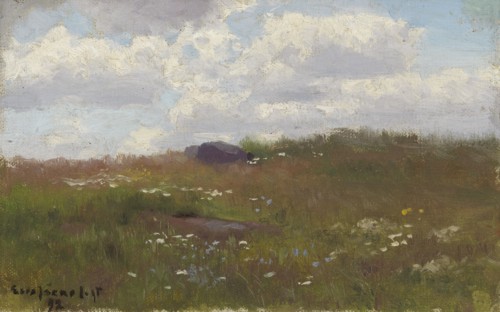 Meadow with Summer Flowers, 1892. Creator: Eero Jarnefelt.