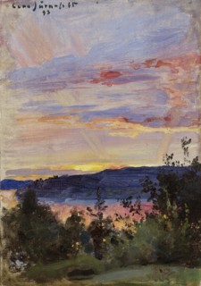Sunset, 1893. Creator: Eero Jarnefelt.