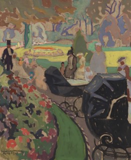 From Luxembourg Park, Paris, 1913. Creator: Eero Snellman.