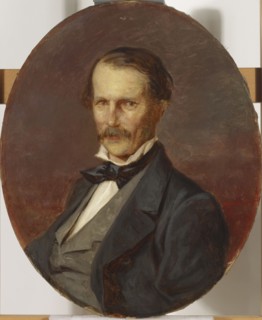 Portrait of the Painter Magnus von Wright, 1867. Creator: Erik Johan Lofgren.