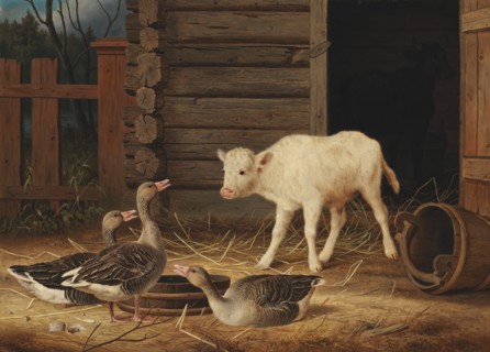 The Surprise, 1880. Creator: Ferdinand von Wright.