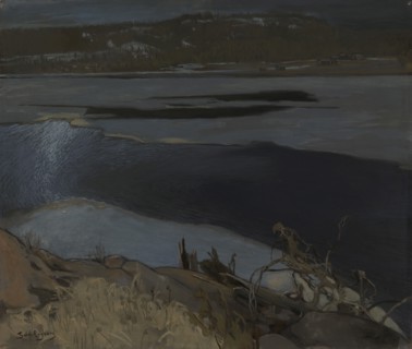 Ice Breaking Up on a Lake, 1902. Creator: Gabriel Engberg.