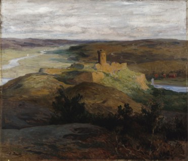 The ruins of Bohus Castle, 1894-1895. Creator: Georg Pauli.