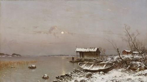 November Evening, 1889. Creator: Hjalmar Munsterhjelm.