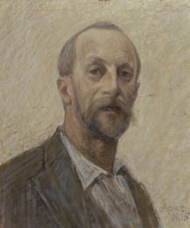 Self-Portrait, 1905. Creator: Johan Axel Gustav Acke.