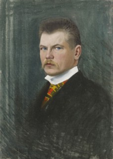 Self Portrait, 1900-1909. Creator: Juho Kyyhkynen.