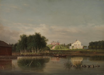 Honkola Manor in Urjala, 1867. Creator: Magnus von Wright.
