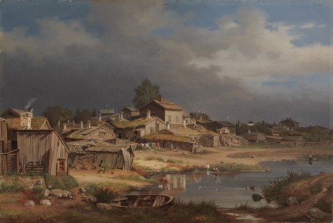View from Katajanokka, 1868. Creator: Magnus von Wright.