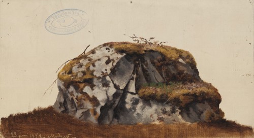 Stone, exercise, 1858. Creator: Magnus von Wright.