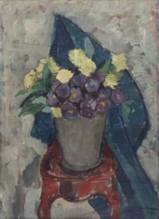 Flower arrangement, 1916. Creator: Niels Hansen.