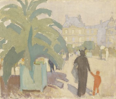 Luxembourg Park, 1913. Creator: Oskari Paatela.
