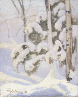 Winter Landscape, 1932. Creator: Pekka Halonen.