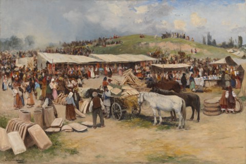 Fair, late 19th-early 20th century. Creator: Sergey Ivanovich Svetoslavsky.