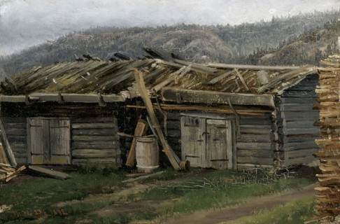 Boathouse, 1892. Creator: Thorsten Waenerberg.