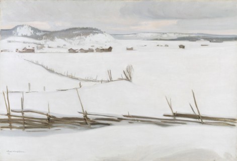 Landscape in Karelia, 1908. Creator: Vaino Hamalainen.