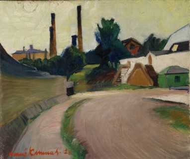 View of Helsinki, the Finnish Sugar Co., 1926. Creator: Vaino Kunnas.