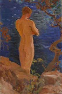 Heikki on the Shore, 1916-1929. Creator: Venny Soldan-Brofeldt.