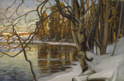 Winter Sun, 1909. Creator: Victor Westerholm.