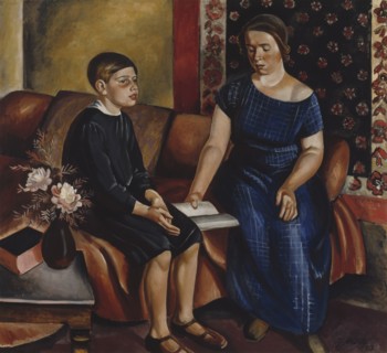 Hearing the Homework, 1923. Creator: Yrjö Aleksander Ollila.