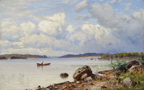 Lakeside Landscape from Tavastia. Creator: Hjalmar Munsterhjelm.