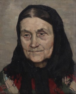 Old Peasant Woman, 1884. Creator: Akseli Gallen-Kallela.